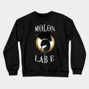 Molon Labe White Logo Crewneck Sweatshirt